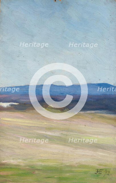 Summer Night, Telemark, 1892. Creator: Halfdan Egedius.