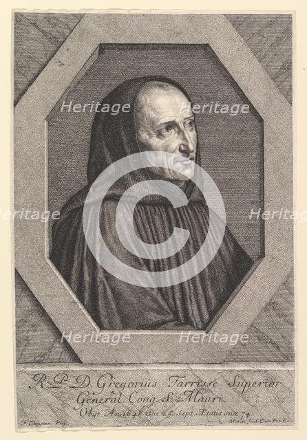 Dom Gregoire Tarrisse, superieur general de la Congregation de Saint-Maur. Creator: Jean Morin.