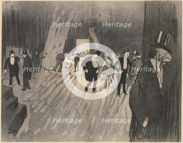 Backstage of the Ballet, c. 1900. Creator: Sem (Georges Gourçat) (French, 1863-1934).