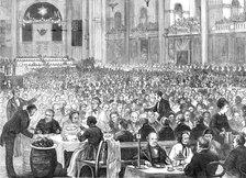 Marriage Festivities for the Duke of Edinburgh: the Mayor of Liverpool’s treat for the poor, 1874. Creator: Unknown.