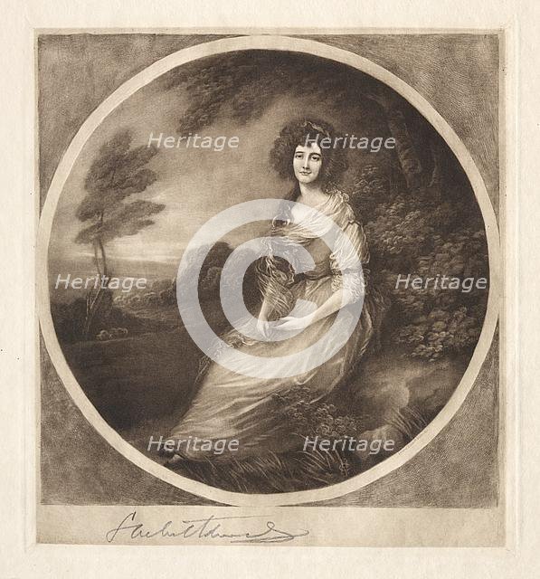 Mrs. Sheridan, 19th-20th century. Creator: Samuel Arlent-Edwards (American, 1862-1938).