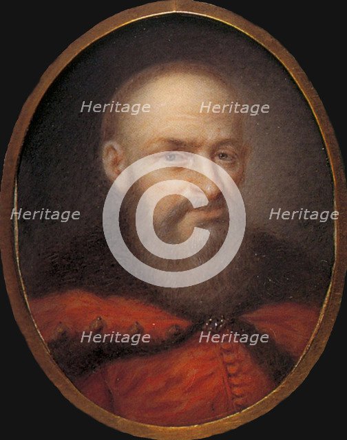 Portrait of Hetman Stefan Czarniecki (1599-1665), c. 1798. Artist: Lesseur, Wincenty de (1745-1813)