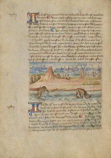 Iceland; Livre des merveilles du monde (Book of the Marvels of the World), about 1460-1465. Creator: Master of the Geneva Boccaccio.