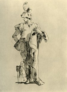 'Page', mid 18th century, (1928). Artist: Giovanni Battista Tiepolo.