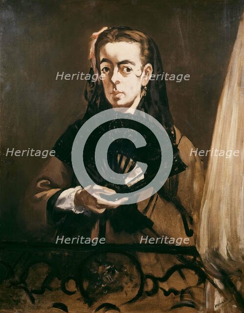 Angelina (Une dame à sa fenêtre), 1865. Creator: Manet, Édouard (1832-1883).