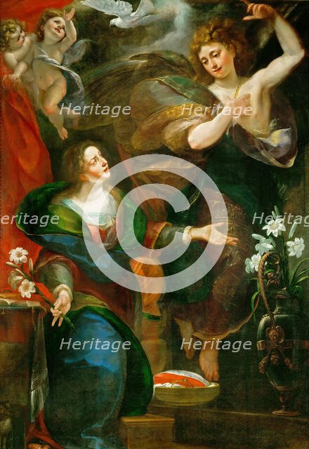 The Annunciation, c. 1620. Creator: Procaccini, Giulio Cesare (1574-1625).