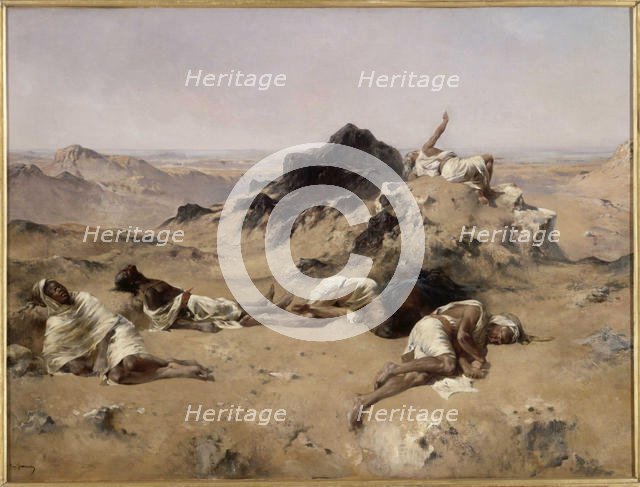 Le Pays de la Soif (The Land of Thirst), 1860s. Creator: Fromentin, Eugène (1820-1876).