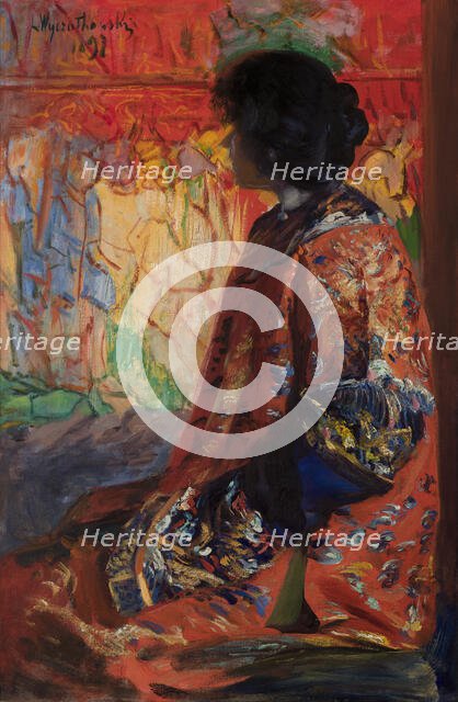 Japanese Woman, 1897. Creator: Leon Wyczolkowski.