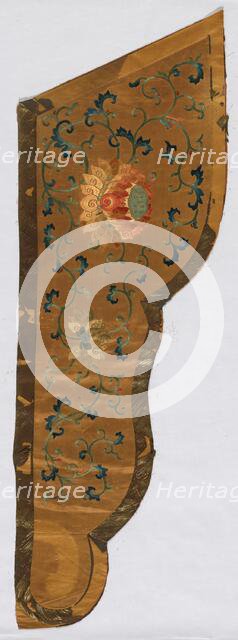 Temple banner, China, 1700/50, Qing dynasty (1644-1911). Creator: Unknown.