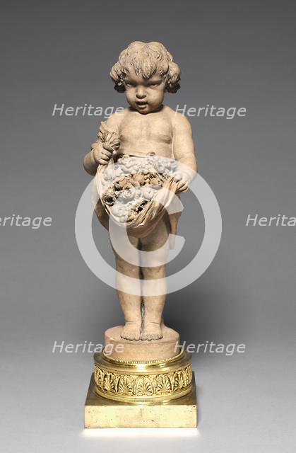 Child Carrying Fruit and Flowers, 18th-early 19th century. Creator: Clodion (French, 1738-1814).