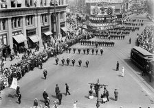 Parade in honor of Olympic victors, 1912. Creator: Bain News Service.