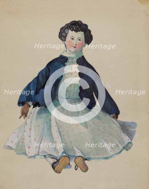 Doll, c. 1936. Creator: Mina Lowry.