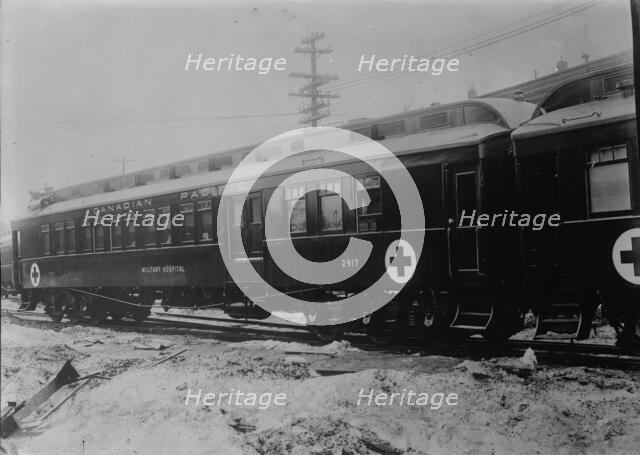 Military Hospital Car, C.P.R'Y., between c1915 and 1917. Creator: Bain News Service.