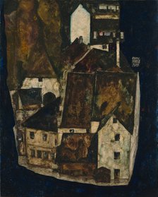 Dead City III (City on the Blue River III), 1911. Artist: Schiele, Egon (1890–1918)