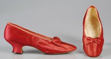 Evening slippers, American, 1885-95. Creator: J. & J. Slater.