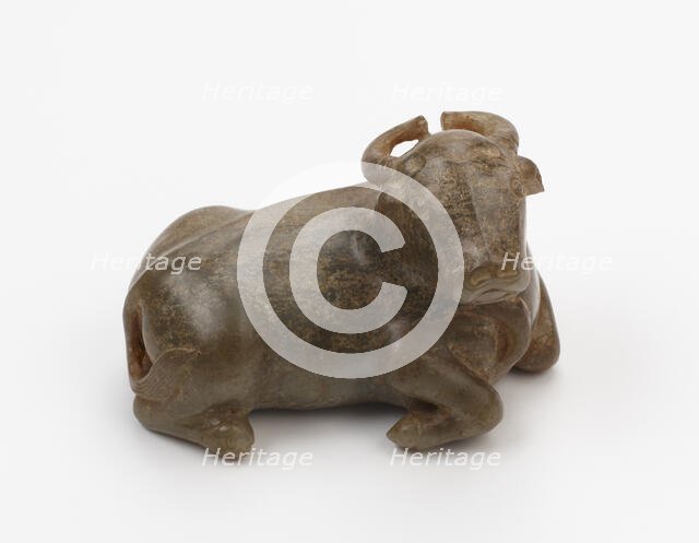 Reclining water buffalo, Han dynasty, 206 BCE-220 CE. Creator: Unknown.