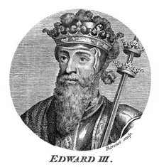 King Edward III of England, (18th century). Artist: Ravenet