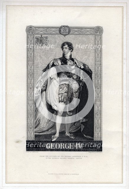George IV, King of the United Kingdom and Hanover, early 19th century.Artist: Krausse