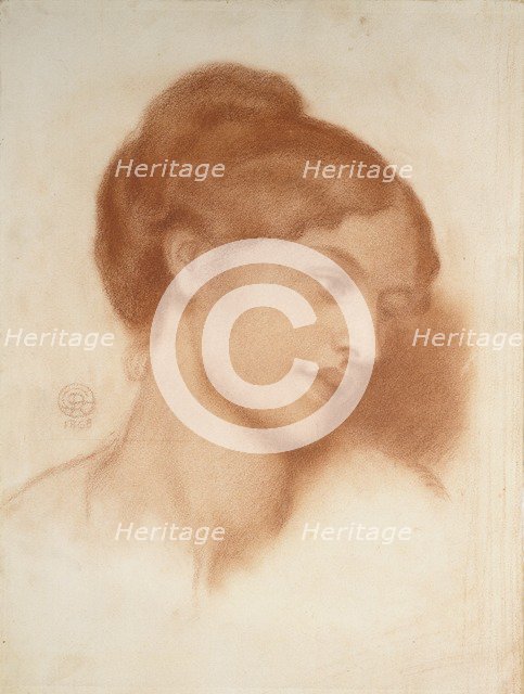 Portrait of Mrs Murray Marks, 1868. Artist: Dante Gabriel Rossetti.