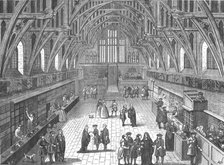 Interior of Old Westminster Hall, 1797 (1897). Artist: Unknown.