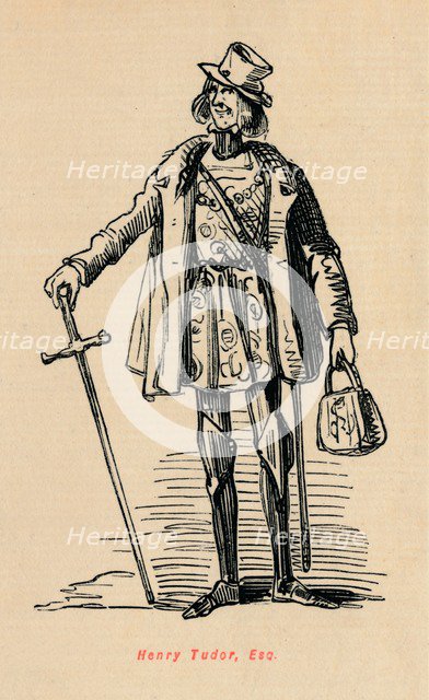 'Henry Tudor, Esq.', . Artist: John Leech.