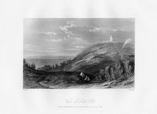 'View of Leith Hill', c1844.Artist: T Fleming
