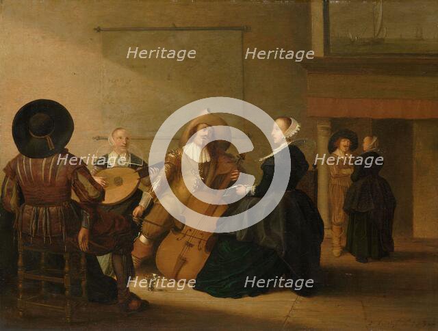 A Musical Company in an Interior, 1630. Creator: Pieter Symonsz Potter.