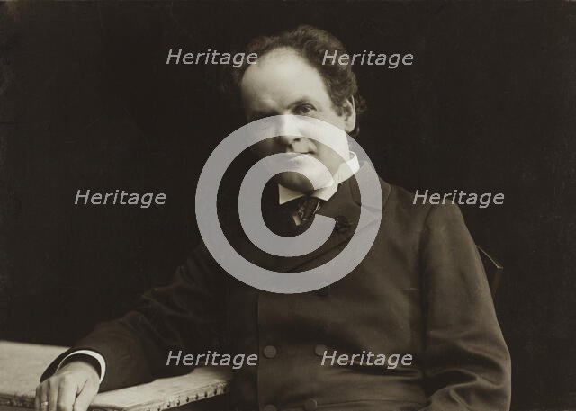 Portrait of the composer August Enna (1860-1939). Creator: Riise, Frederik (1863-1933).