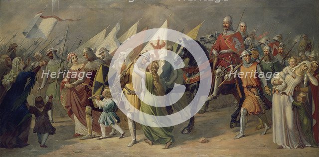 Return of Zurich Soldiers from the Battle of Dättwil, 1351, 1851.