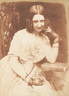 Miss Binney, 1843-47. Creators: David Octavius Hill, Robert Adamson, Hill & Adamson.
