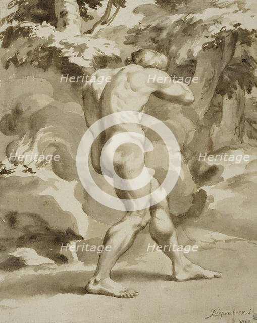 Naked man. Creator: Jan de Bisschop.