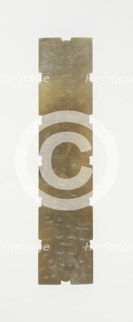 Rectangular Plaque, Eastern Zhou dynasty, (c. 770-256 B.C.), 5th century B.C.  Creator: Unknown.