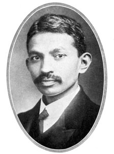 Mohondas Karamchand Gandhi (1869-1948), as a young man. Artist: Unknown