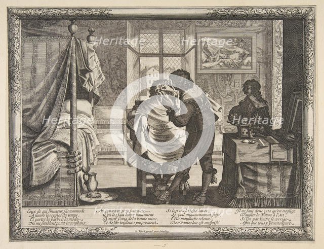 The Barber (le Barbier), ca. 1632-33. Creator: Abraham Bosse.