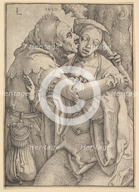 A Fool and a Woman, 1520. Creator: Lucas van Leyden.