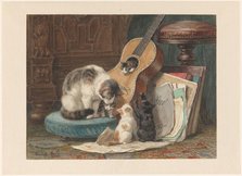 The Musicians, c.1876-c.1877. Creator: Henriette Ronner.
