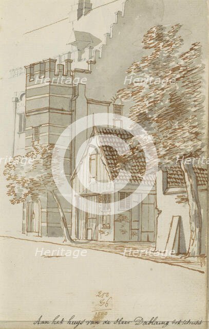 House of Mr. D'Ablaing at the Bisschopshof in Utrecht, c.1783-c.1797. Creator: Johannes Huibert Prins.