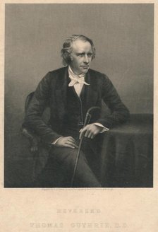 'Reverend Thomas Guthrie, D.D.', 1850s. Creators: Daniel John Pound, Ross and Thompson.