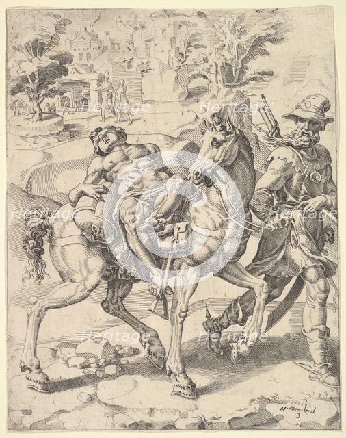 The Parable of the Good Samaritan, 1549. Creator: Dirck Volkertsen Coornhert.