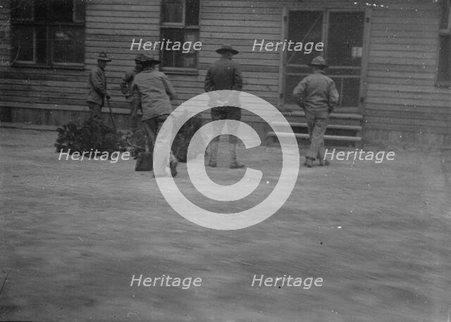 Camp Meade, Maryland - Winter Views, 1917. Creator: Harris & Ewing.