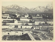 Salt Lake City, Camp Douglas and Wasatch Mountains in the Background, 1868/69. Creator: Andrew Joseph Russell.
