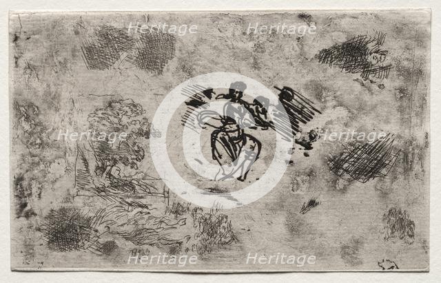 Study of a Seated Woman and other Sketches. Creator: Claude Lorrain (French, 1604-1682).