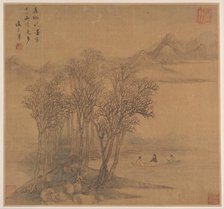 Landscapes after Tang Poems, mid-17th century. Creator: Sheng Maoye.