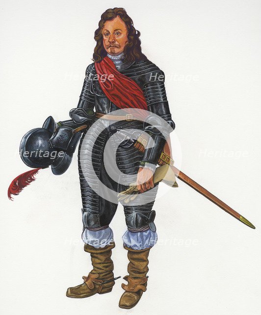 Civil War Commander, 1642-1651, (c1990-2010) Artist: Graham Sumner.