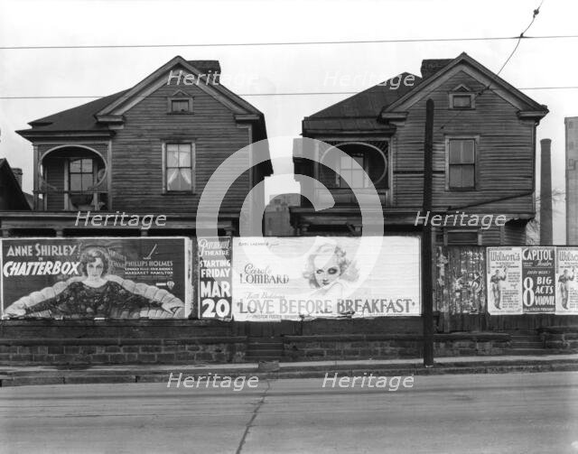 Houses, Atlanta, Georgia, 1936. Creator: Walker Evans.