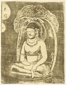Bouddha (Buddha), in or after 1895. Creator: Paul Gauguin.