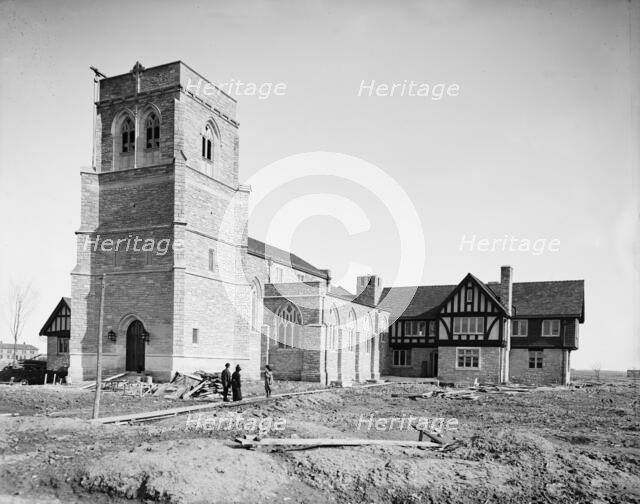 St. Mary's Episcopal Church, north west view, Walkerville, Canada, between 1900 and 1905. Creator: Unknown.