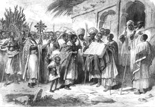 The Abyssinian Church Festival of Palm Sunday, 1868. Creator: Unknown.