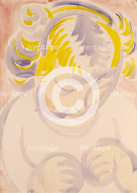 The Artist's Daughter, ca. 1916. Creator: Henry Lyman Saÿen.