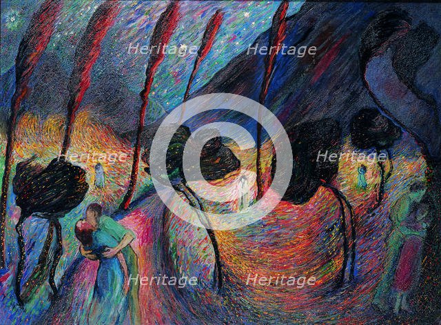 Whirl of Love, c. 1917. Creator: Werefkin, Marianne, von (1860-1938).